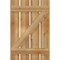 Ekena Millwork Spaced Board-n-Batten Shutters w/Z-Bar, Rough Sawn Western Red Cedar, 23W x 35H, PR RBS06Z23X035RWR - alternate 2